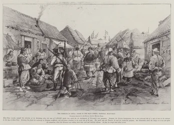The Germans in China, Scene in the Main Street, Tsingtau, Kiao-Chau